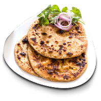 Aloo Paraatha(2) With Curd