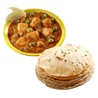 Paneer Masala + Tawa Roti (4)